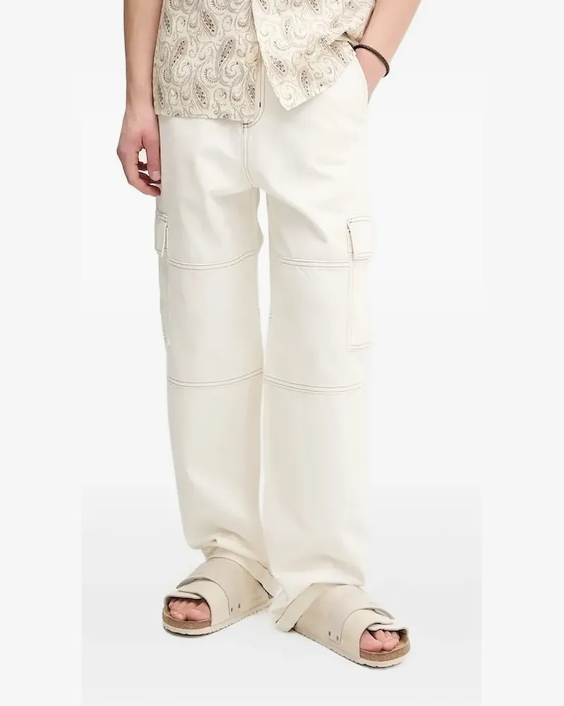IRO Jeans mit Kontrastnähten - Weiß Weiß