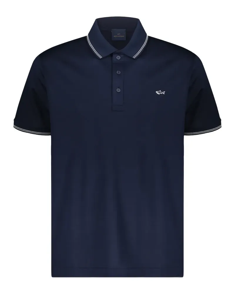 Paul & Shark embroidered-logo polo shirt - Blau Blau