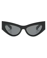 Fiorucci Wing Sonnenbrille mit Cat-Eye-Gestell Schwarz