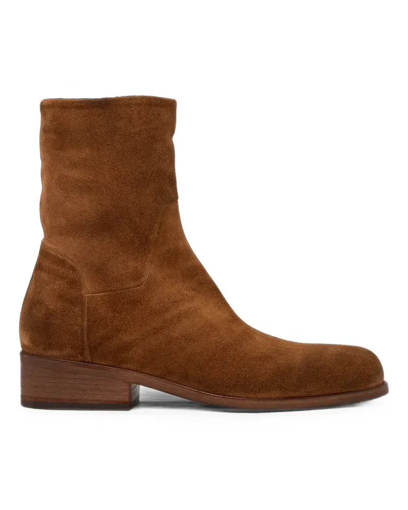 Marsèll suede zip-fastening ankle boots - Braun Braun