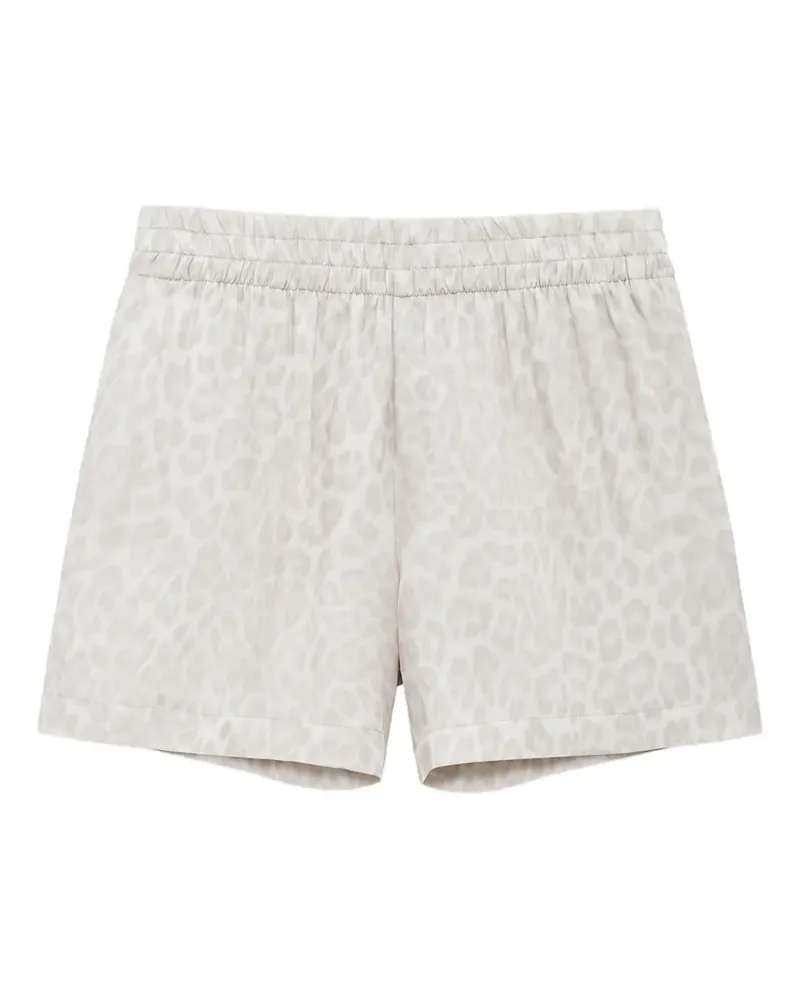 Anine Bing Kam leopard-print shorts - Nude Nude
