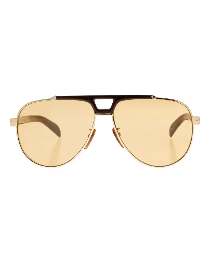 EYEWEAR by DAVID BECKHAM pilot-frame sunglasses - Gold Gold