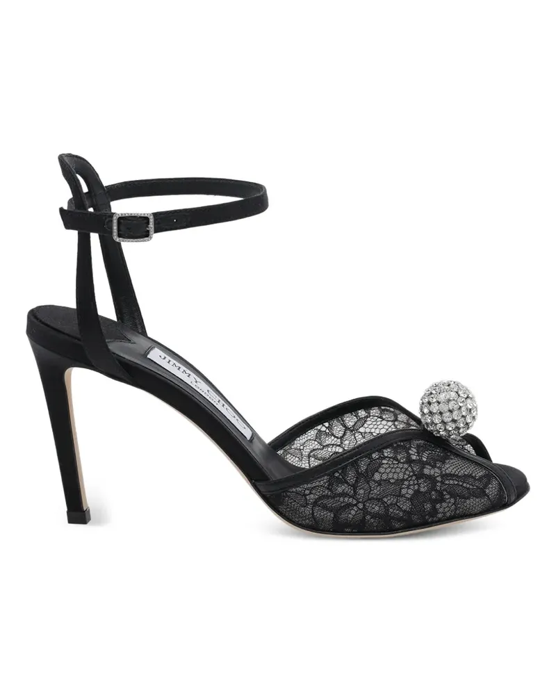 Jimmy Choo Sacora lace sandals - Schwarz Schwarz