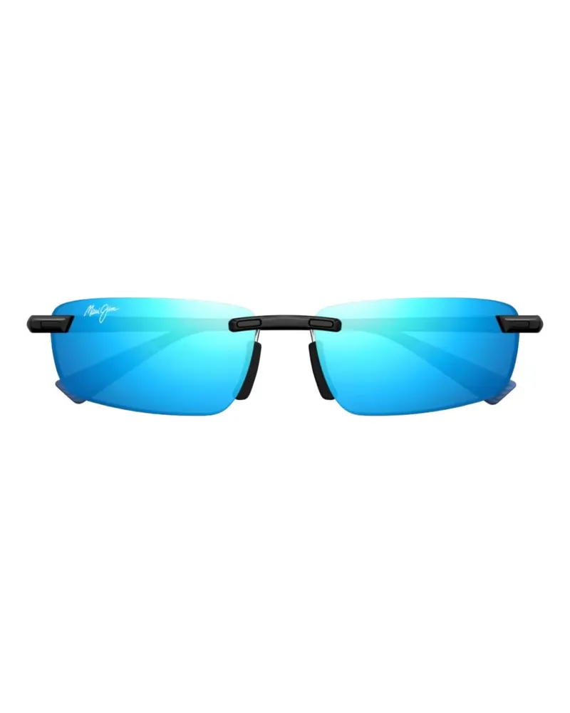 Maui Jim Rahmenlose Ilikou Sonnenbrille - Schwarz Schwarz