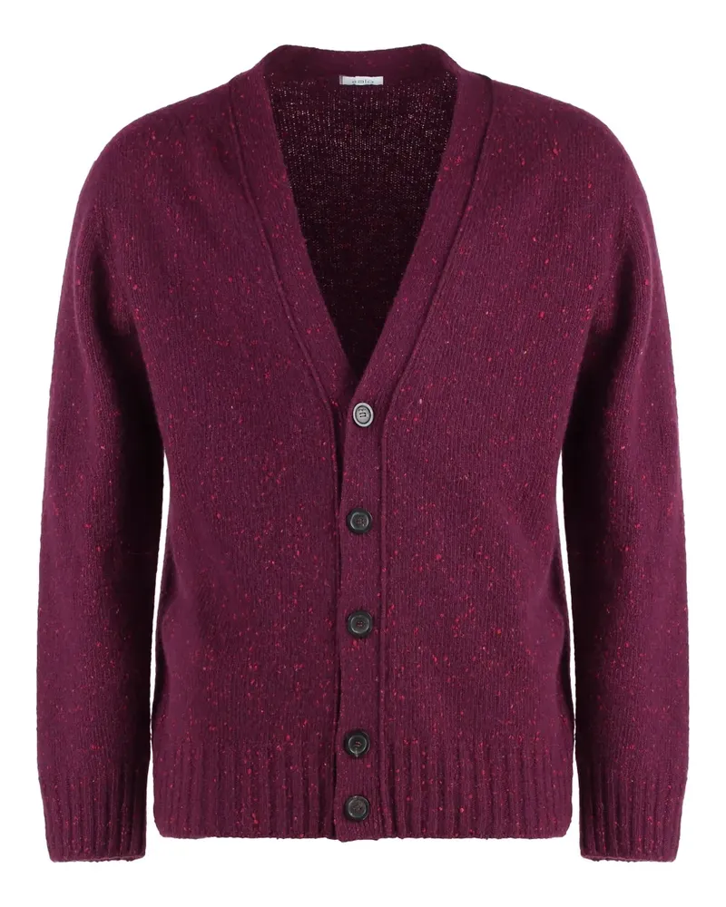 Malo Cardigan aus Kaschmir - Rot Rot