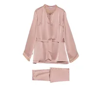 Verzierter Samar Hosenanzug - Nude