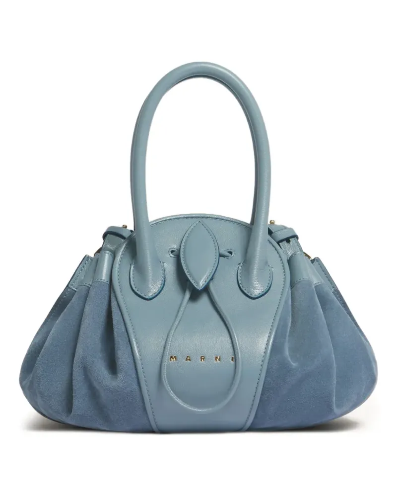 Marni top handle tubular shoulder bag - Blau Blau