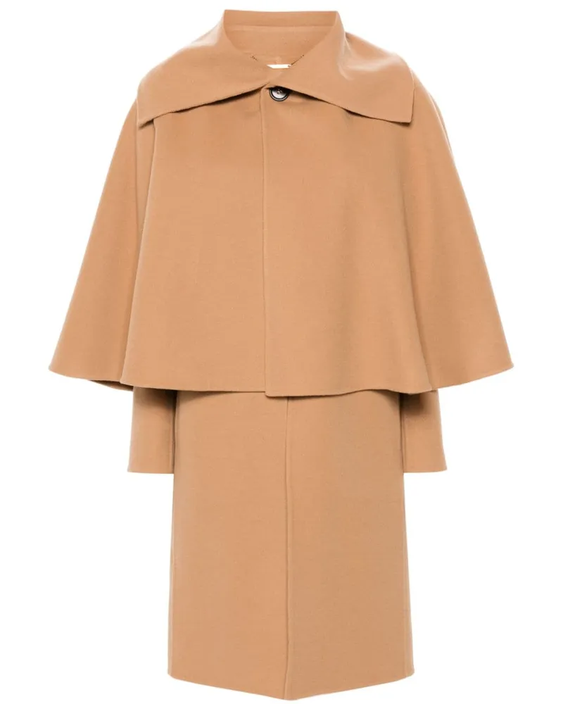 Chloé Mantel mit Cape Nude