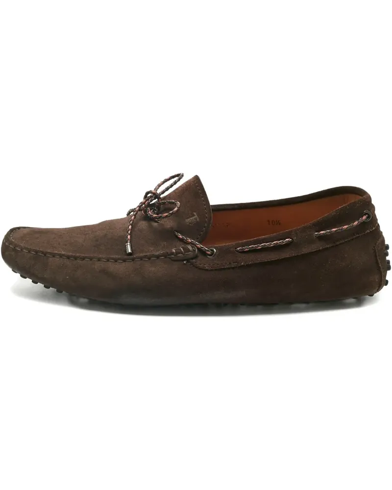 TOD'S City Gommino Loafer aus Wildleder - Braun Braun
