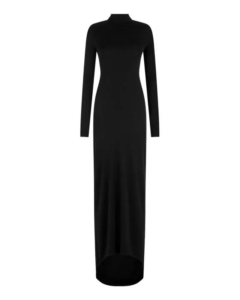 Tom Ford long-sleeves high-neck maxi dress - Schwarz Schwarz