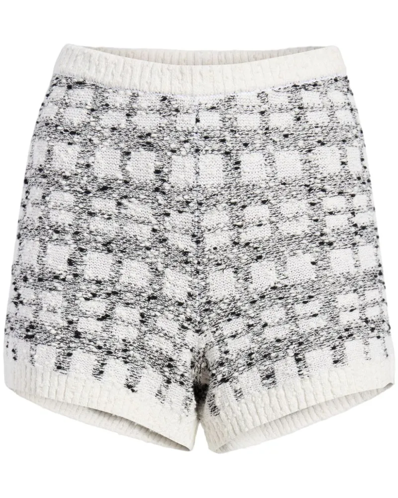 Cinq à Sept Adalee Bouclé-Shorts - Weiß Weiß