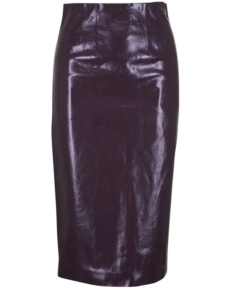 Veronica Beard Rock in Lackoptik - Violett Violett