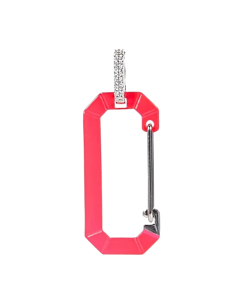 EÉRA 18kt Chiara Big Weißgoldohrring mit Diamanten - Silber Silber