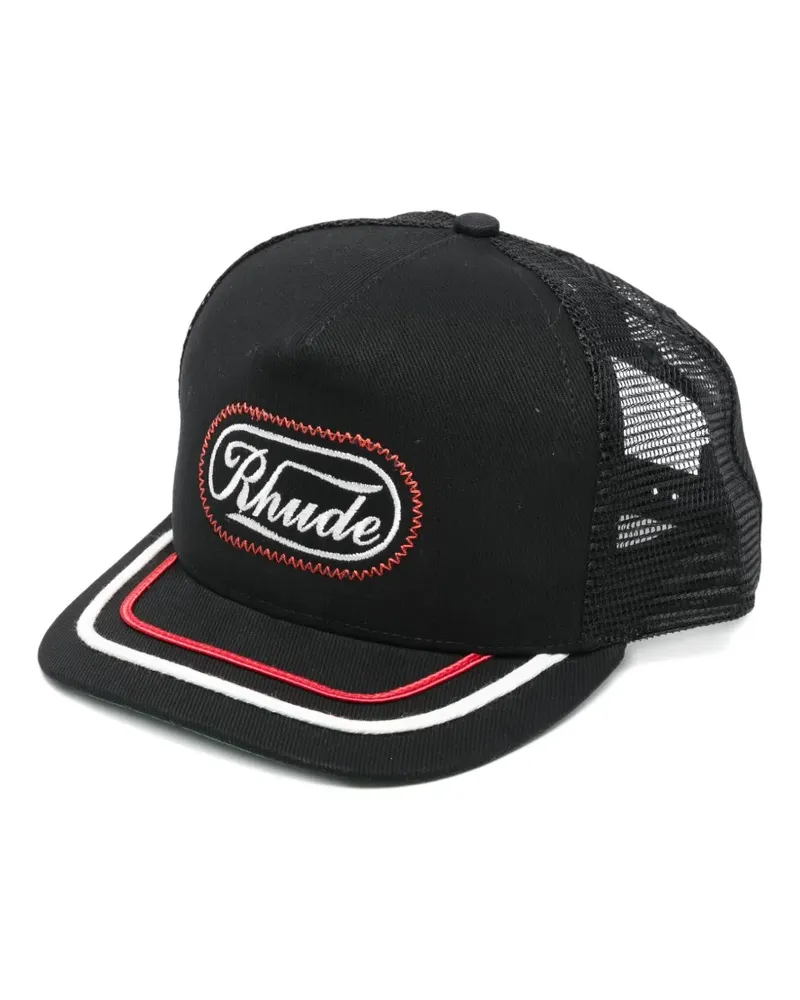 RHUDE patch trucker cap - Schwarz Schwarz