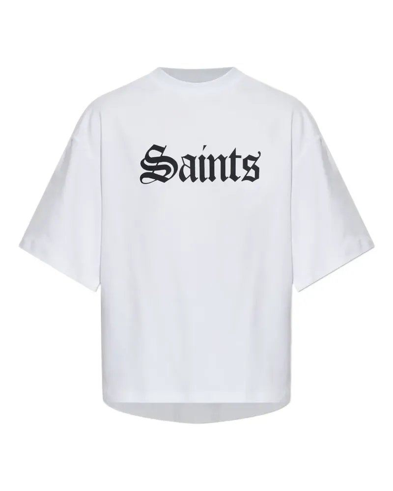 AllSaints Saint Amelie T-Shirt mit Print - Weiß Weiß