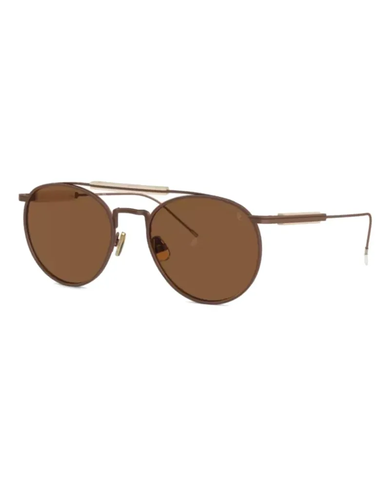 Brunello Cucinelli Getönte Pilotenbrille - Braun Braun