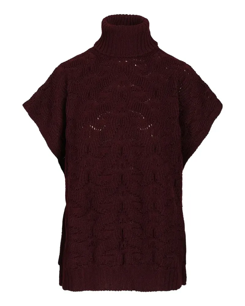 Etro roll-neck cable-knit sweater - Rot Rot
