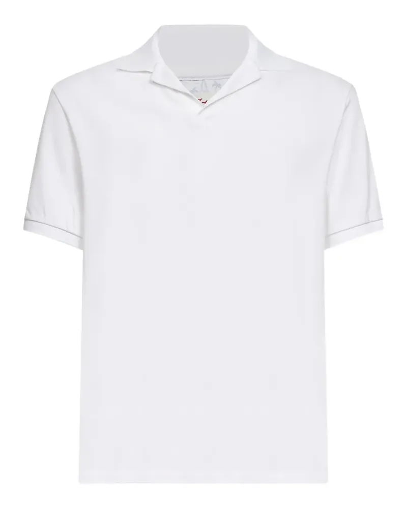 MC2 Saint Barth Charles V-neck T-shirt - Weiß Weiß