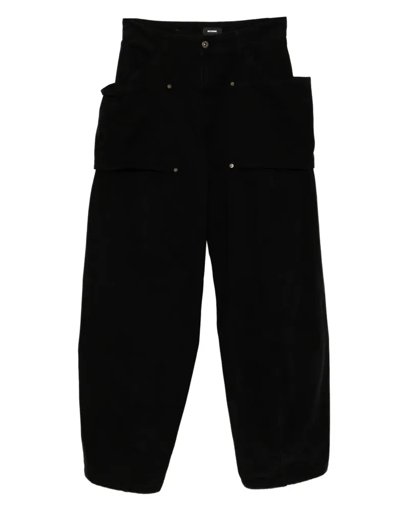 WE 11 DONE Crescent Hose - Schwarz Schwarz