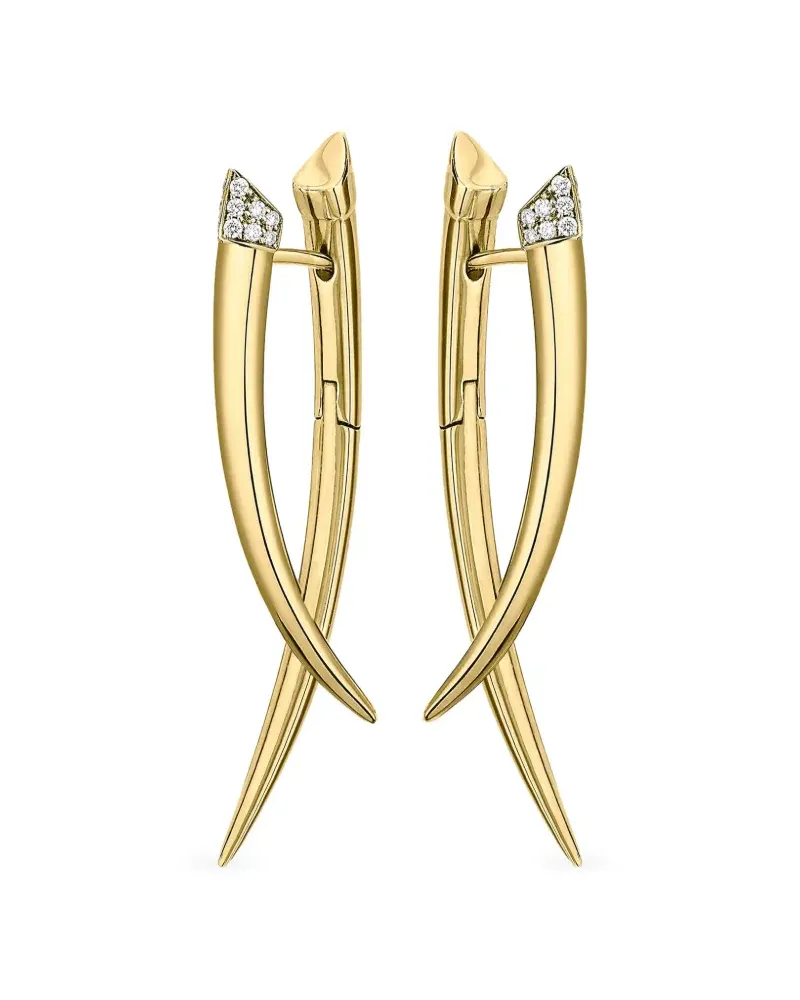 Shaun Leane Sabre' Diamantohrringe - Gold Gold