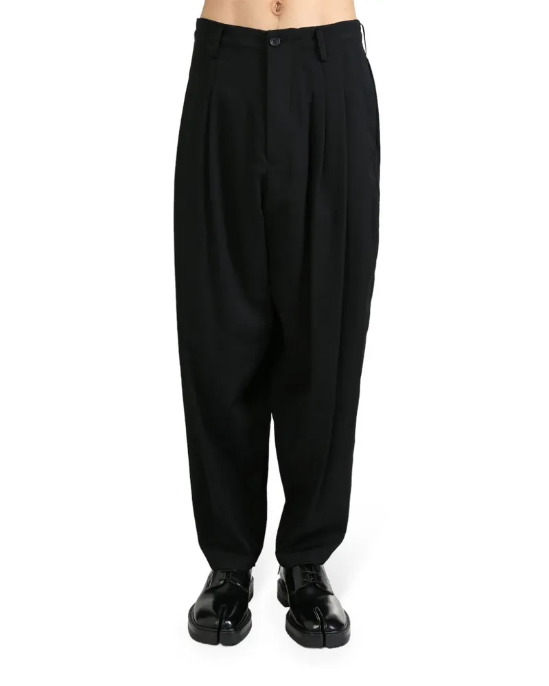 Yohji Yamamoto 8 Tucks trousers - Schwarz Schwarz