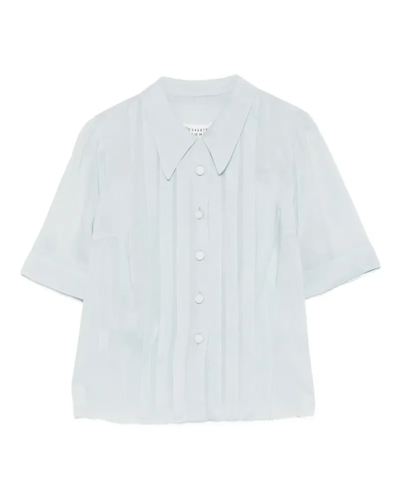 Maison Margiela button front blouse - Blau Blau