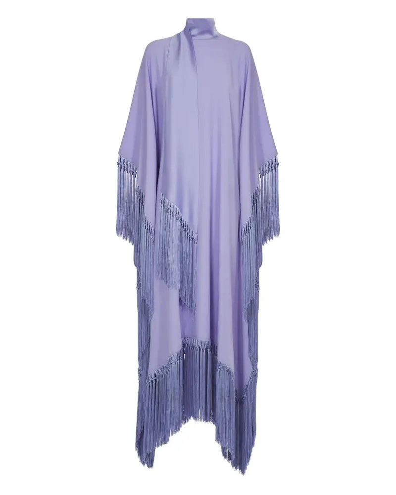Taller Marmo Mrs Ross Maxikleid mit Fransen - Violett Violett