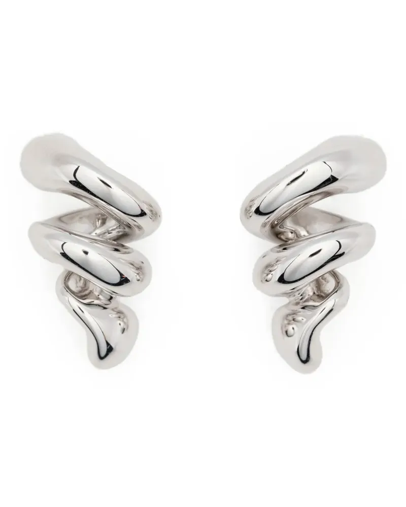 Maria Black coil earrings - Silber Silber