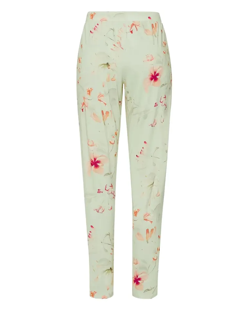 Hanro Pyjama-Hose mit Kordelzug - Grün Grün