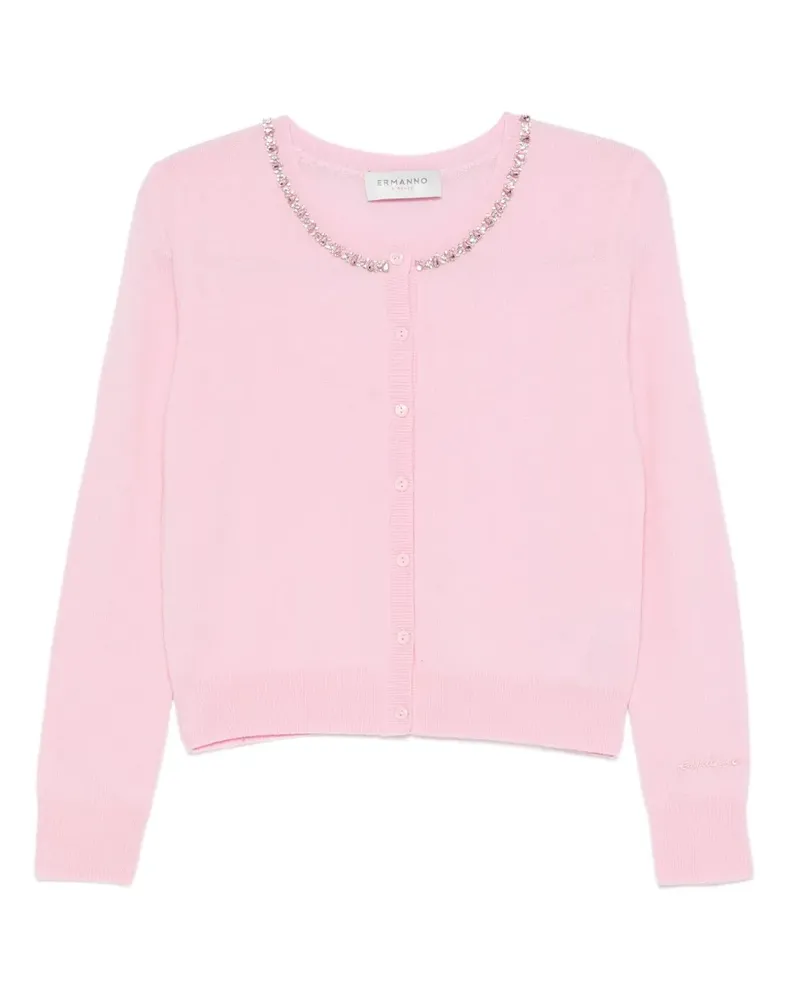 Ermanno Scervino Cardigan mit Strass - Rosa Rosa