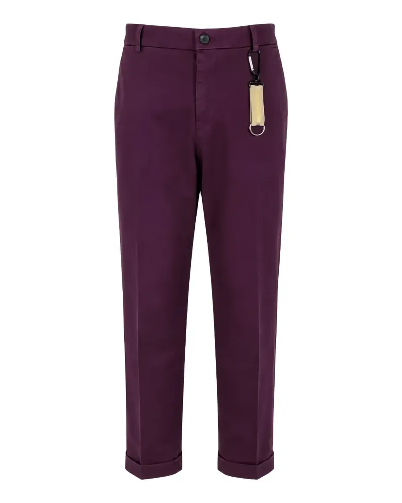 Manuel Ritz Hose mit Bügelfalten - Violett Violett