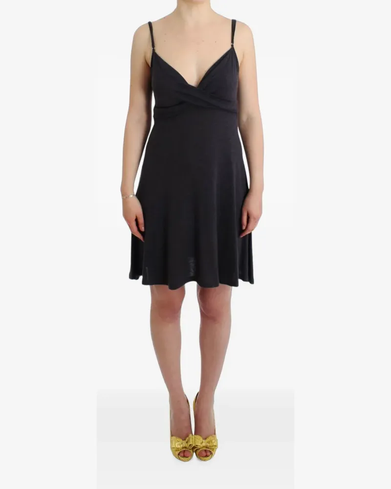 CoSTUME NATIONAL Gestricktes Midikleid in A-Linie - Grau Grau