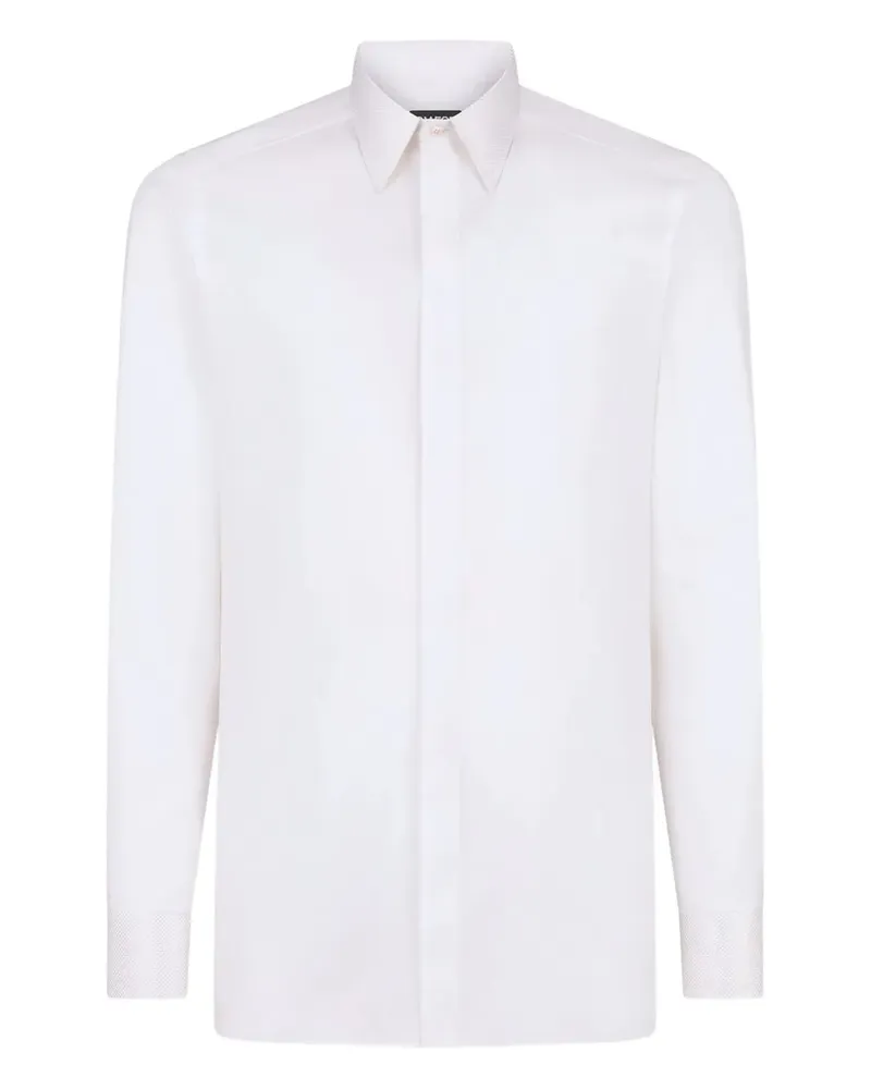 Tom Ford Gepunktetes Hemd - Weiß Weiß
