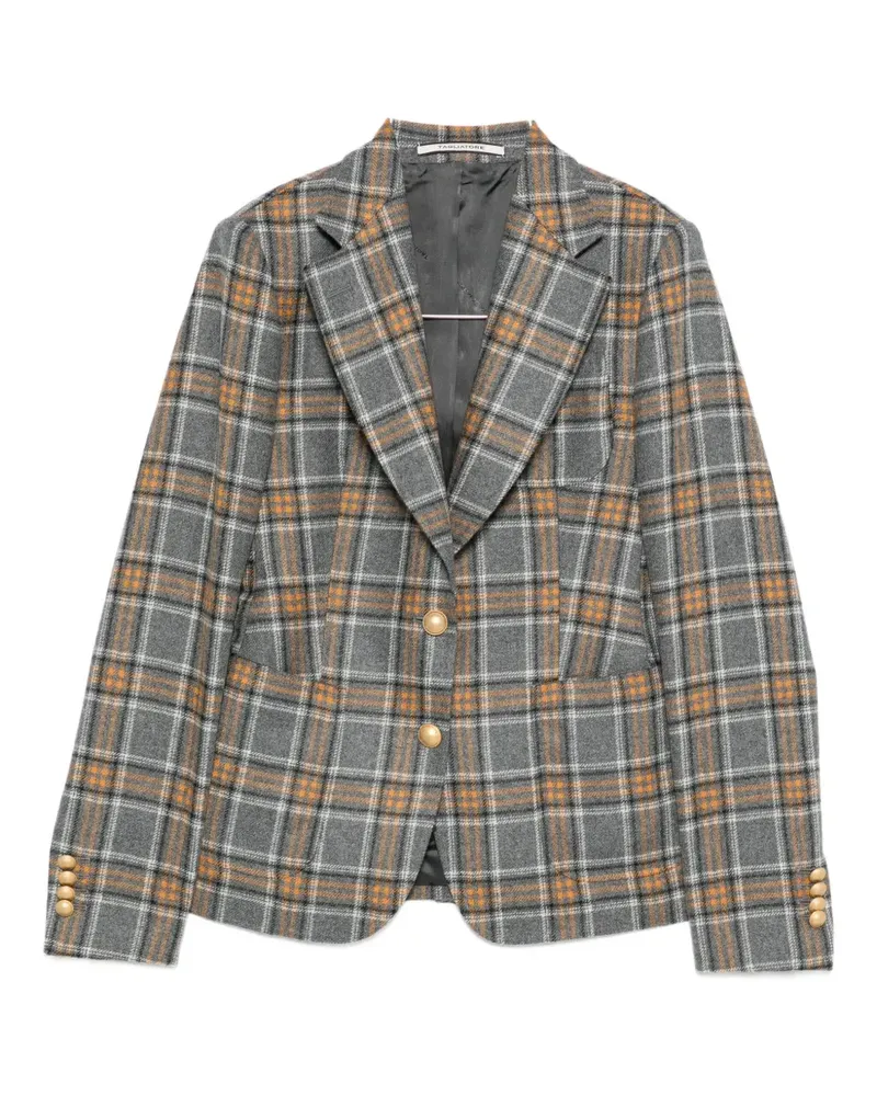 Tagliatore plaid button jacket - Grau Grau