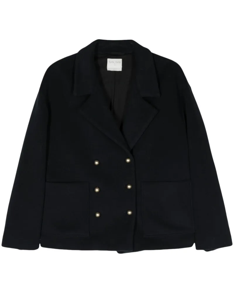 forte_forte Klassische Cabanjacke - Blau Blau