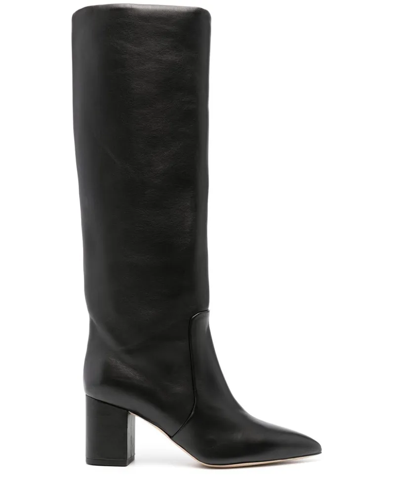 Paris Texas Anja Stiefel 70mm - Schwarz Schwarz