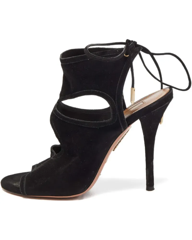 Aquazzura Sandalen mit Cut-Outs - Schwarz Schwarz
