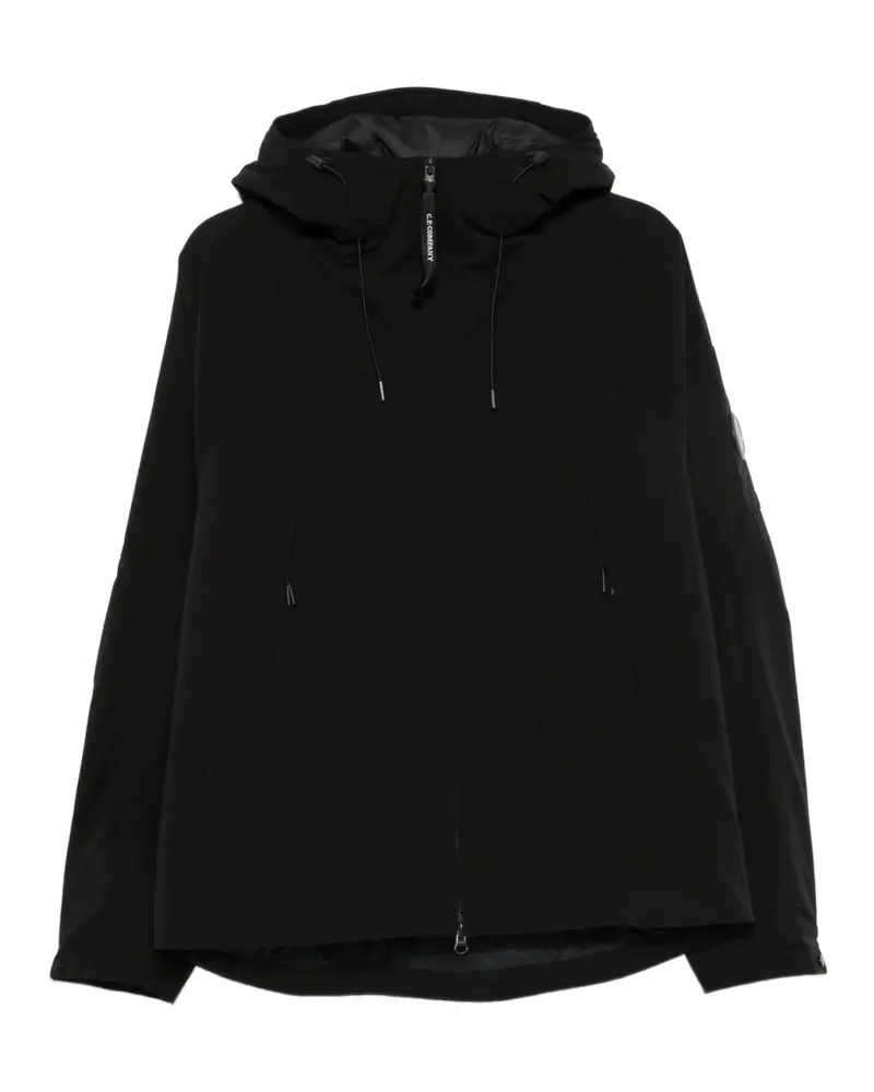 C.P. Company Pro-Tek Kapuzenjacke mit Reißverschluss - Schwarz Schwarz