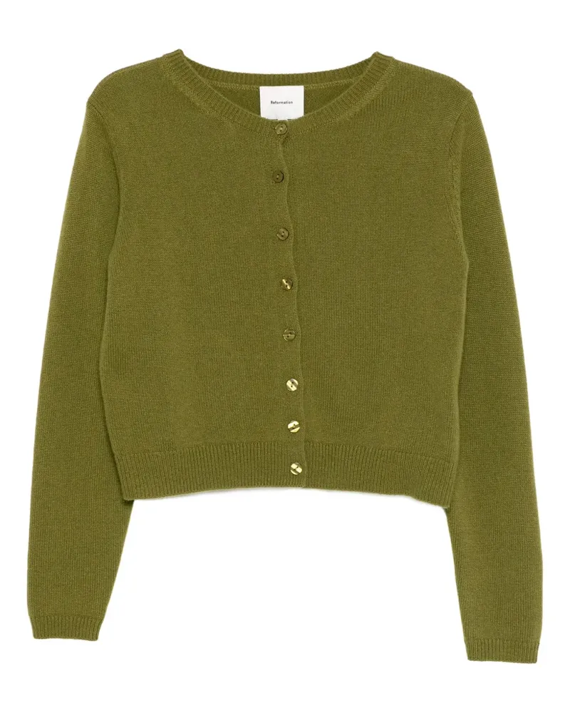 Reformation Clara Cardigan - Grün Grün