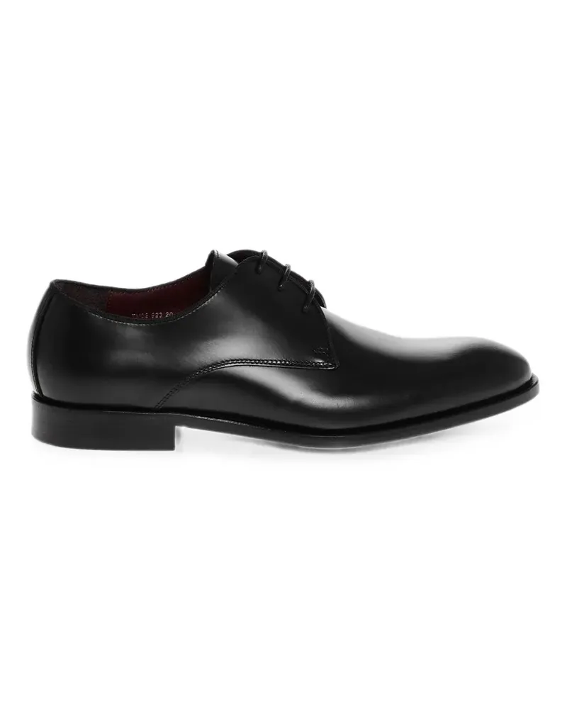 Corneliani polished leather derby shoes - Schwarz Schwarz