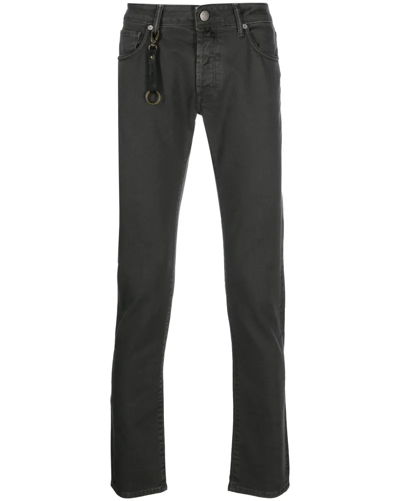 Incotex Klassische Straight-Leg-Jeans Grün