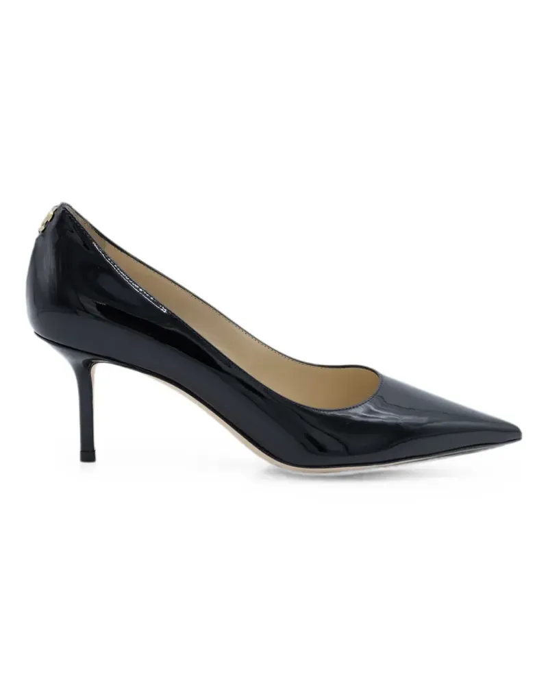 Jimmy Choo Love Pumps aus Lackleder - Schwarz Schwarz