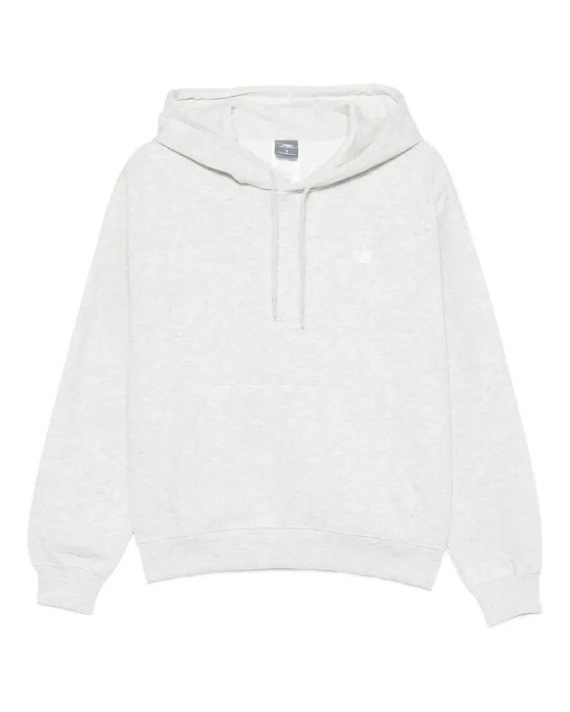 New Balance Hoodie mit Logo-Stickerei - Grau Grau