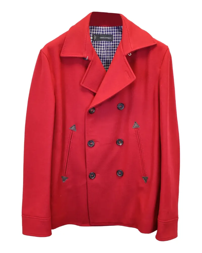 Dsquared2 double-breasted coat - Rot Rot