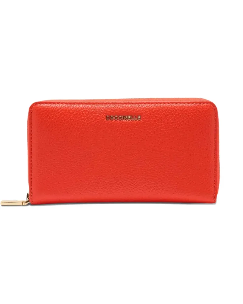 Coccinelle leather zip wallet - Rot Rot