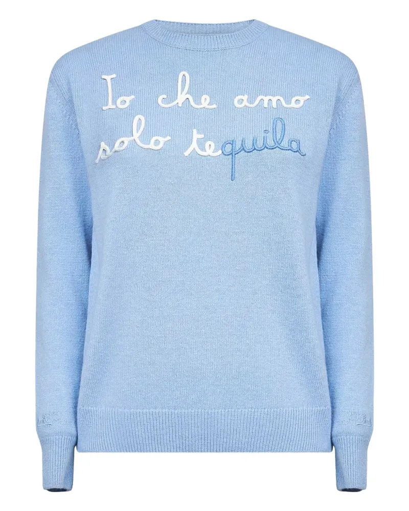 MC2 Saint Barth Pullover mit Stickerei - Blau Blau