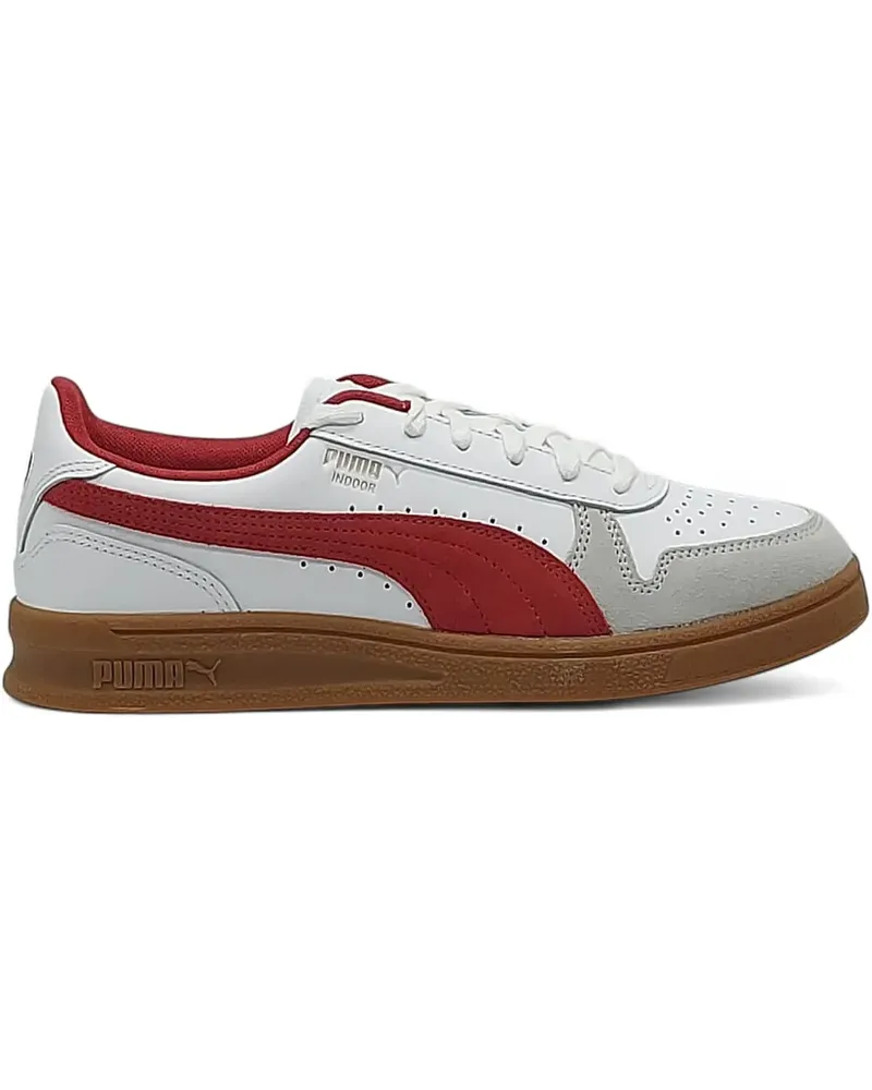 Puma Indoor "White/Red" Sneakers - Weiß Weiß