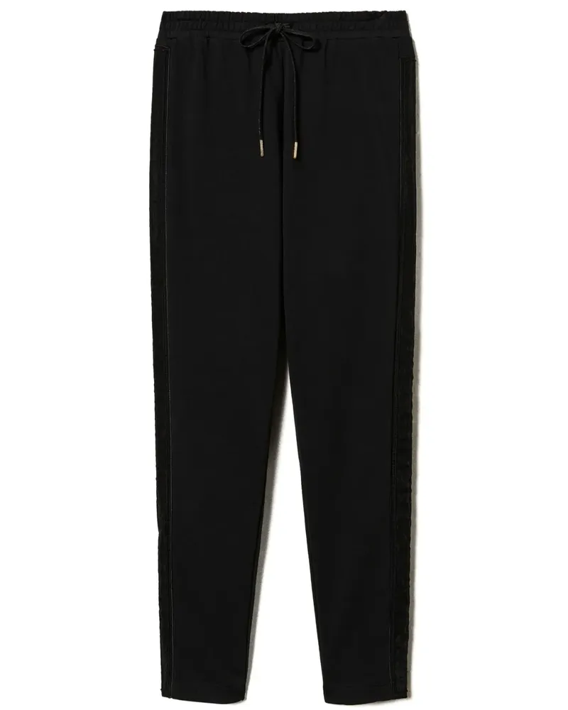 Twin-Set Gestrickte Hose - Schwarz Schwarz