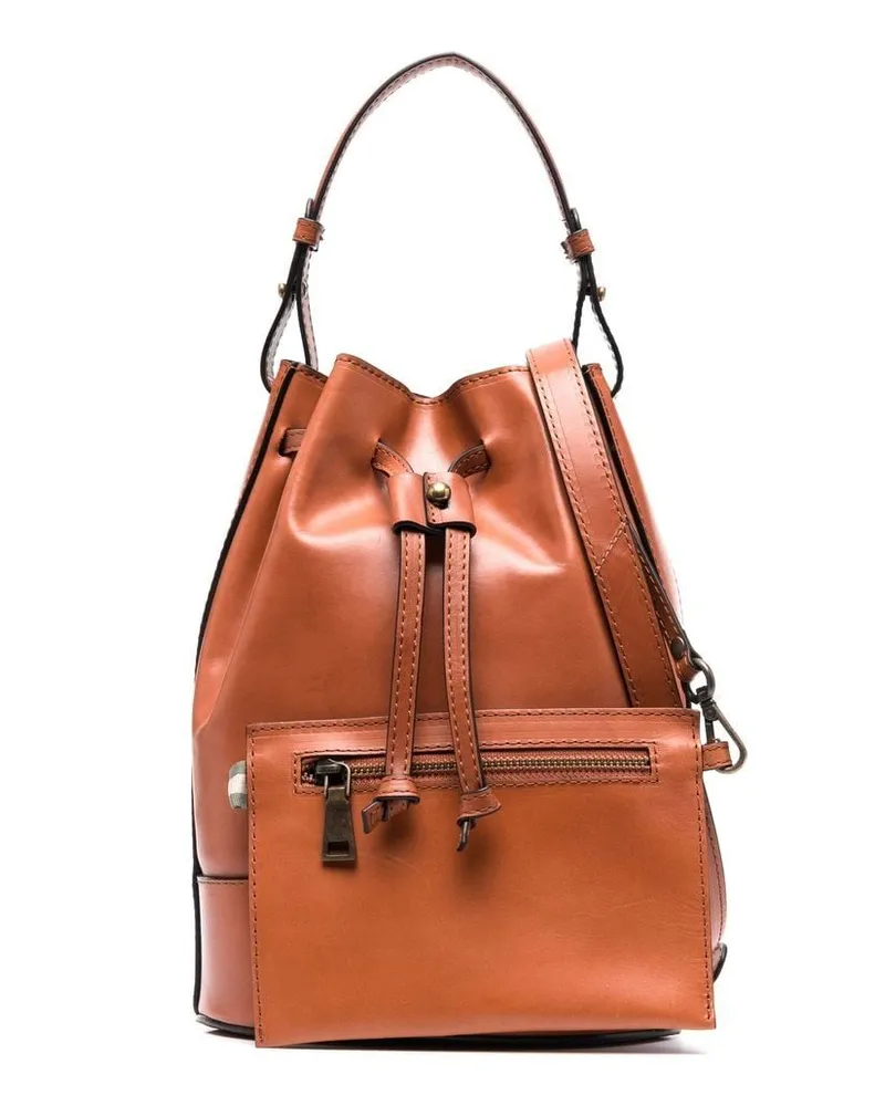 Officine Creative Italia Beuteltasche mit Kordelzug - Braun Braun