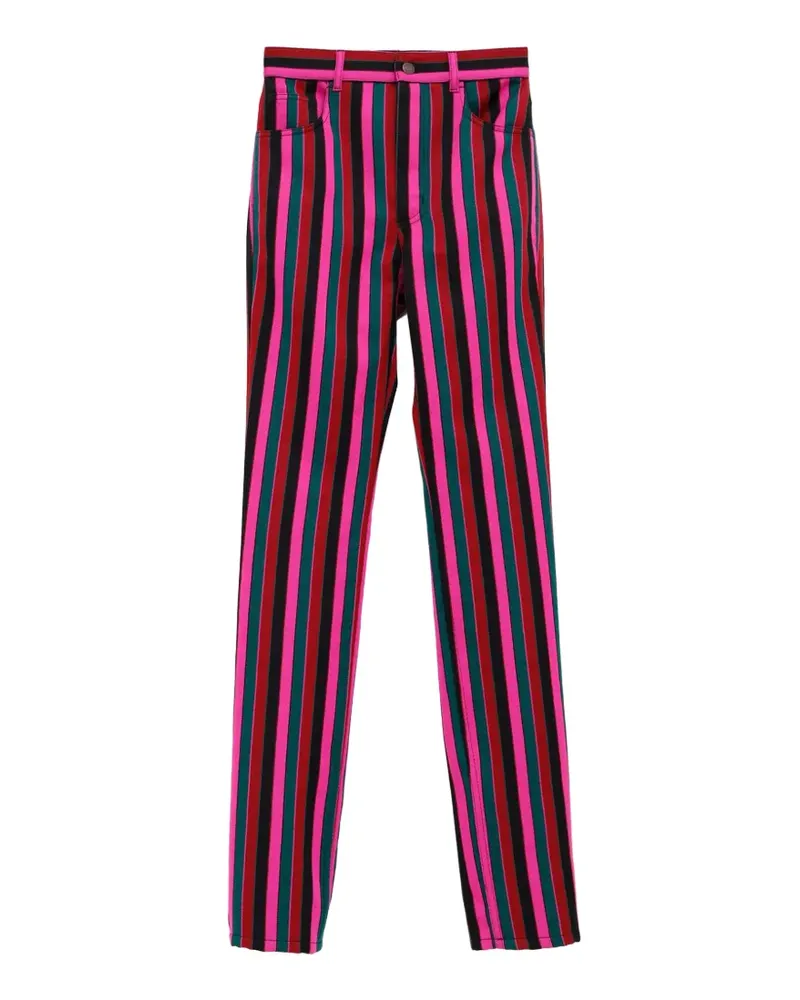 Chloé Schmale Hose aus Wolle - Rosa Rosa